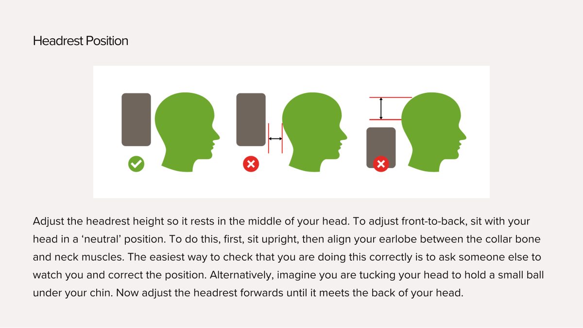 Step 5: headrest height and finding neutral